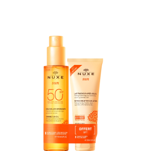 SUN <BR>HUILE SPF50 150ML<BR>+ LAIT 100ML