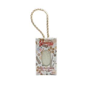 SAVON CORDE AU <br> LAIT DE CHEVRE BIO